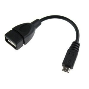 USB Micro to USB Female Converter OTG Cable
